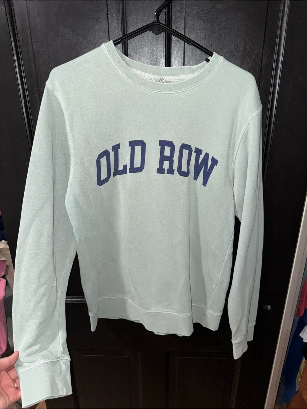 Old Row Women's Mint Green Crewneck Sweatshirt